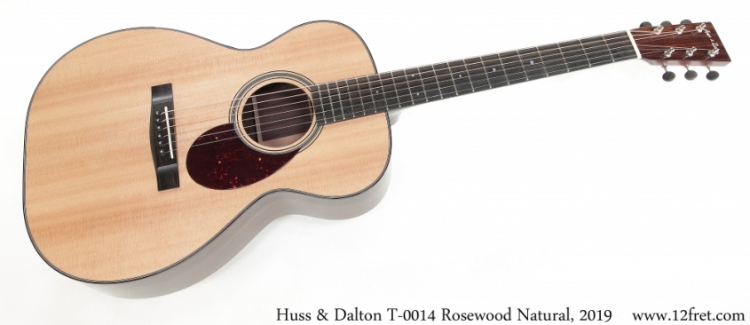 Huss & Dalton T-0014 Rosewood Natural, 2019 Full Front View