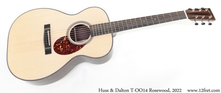 Huss & Dalton T-OO14 Rosewood, 2022 Full Rear View