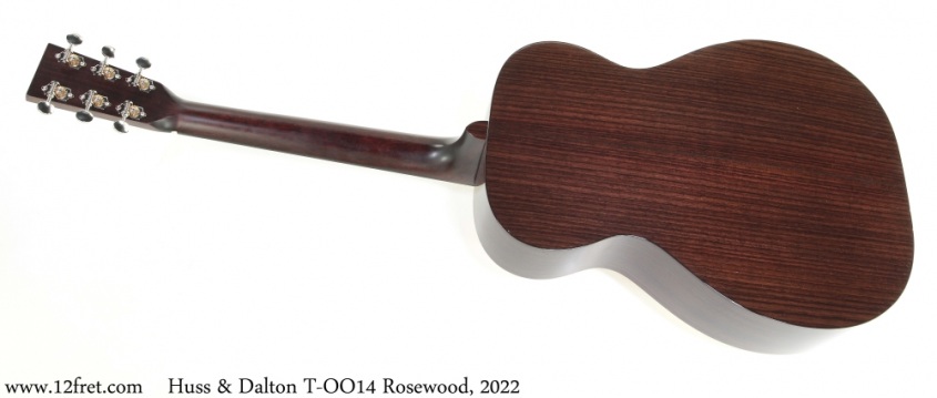 Huss & Dalton T-OO14 Rosewood, 2022 Full Rear View