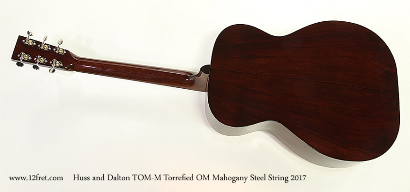 Huss and Dalton TOM-M Torrefied OM Mahogany Steel String 2017 Full Front View