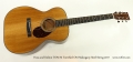 Huss and Dalton TOM-M Torrefied OM Mahogany Steel String 2017 Full Front View
