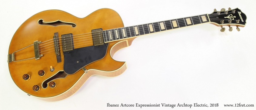 Ibanez Artcore Expressionist Vintage Archtop Electric, 2018  Full Front View