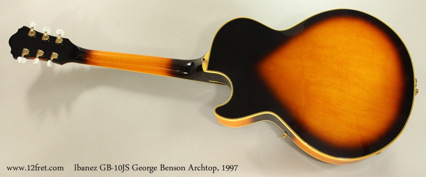 Ibanez GB-10JS George Benson Archtop, 1997 Full Rear View