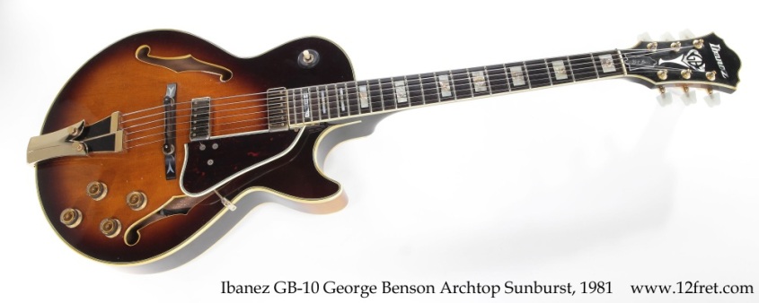 Ibanez GB-10 George Benson Archtop Sunburst, 1981 Full Front View