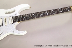 Ibanez JEM 7V WH Solidbody Guitar White, 2005 Full Front View