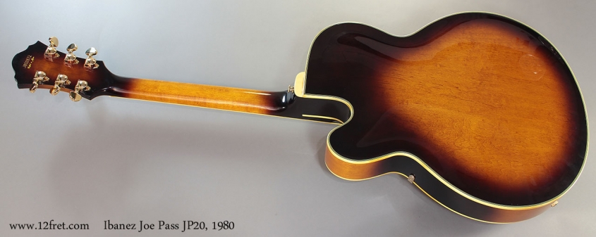 Ibanez Joe Pass JP20, 1980 Full Rear View