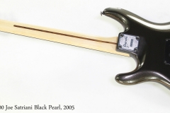 Ibanez JS1000 Joe Satriani Black Pearl, 2005   Full Rear View