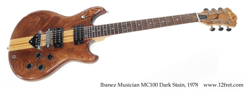 Ibanez Musician MC100 Dark Stain, 1978 Full Front View