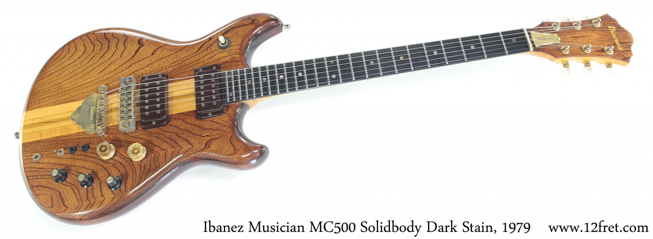 Ibanez Musician MC500 Solidbody Dark Stain 1979 www.12fret
