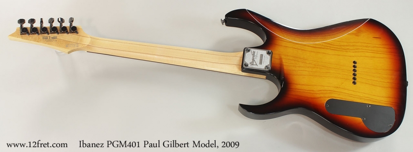 Ibanez PGM401 Paul Gilbert Model, 2009 Full Rear View