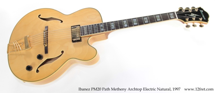 Ibanez PM20 Path Metheny Archtop Electric Natural, 1997 Full Front View