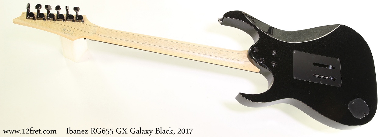 Ibanez RG655 GX Galaxy Black, 2017 Full Rear View