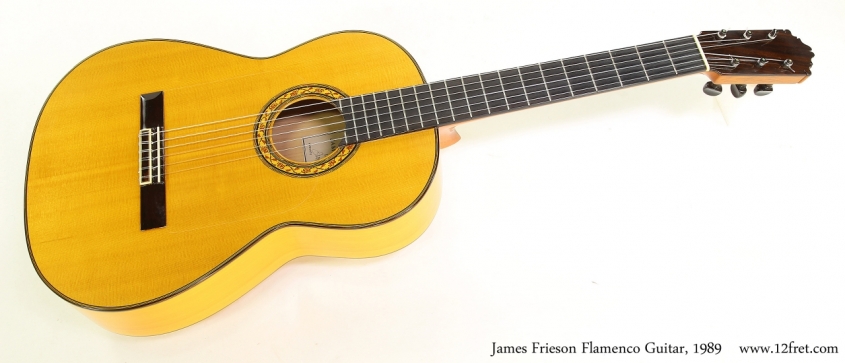 James Frieson Flamenco Guitar, 1989   Full Front View