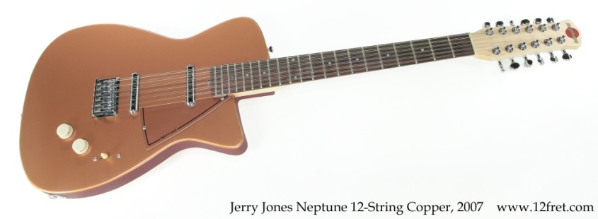 Jerry Jones Neptune 12-String Copper, 2007 Full Front View
