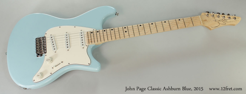 John Page Classic Ashburn Blue, 2015 Full Front View