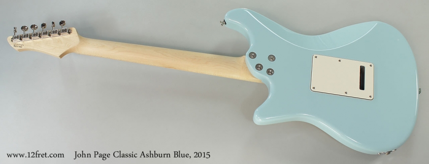 John Page Classic Ashburn Blue, 2015 Full Rear View