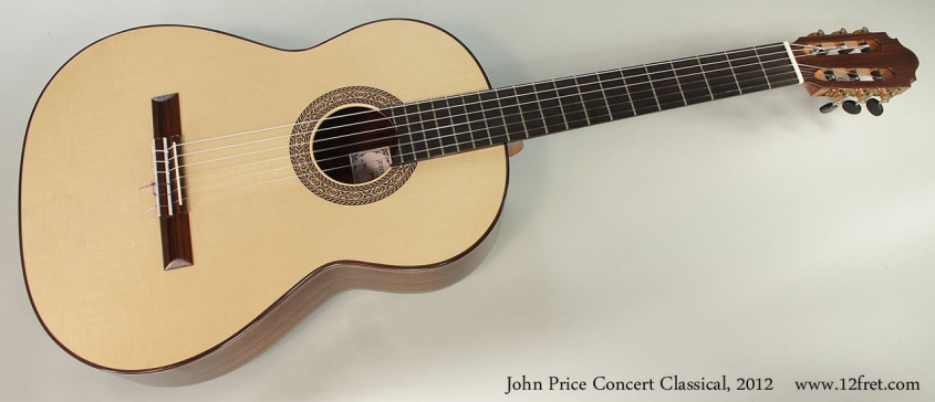 John Price Concert Classical, 2012 Full Front VIew