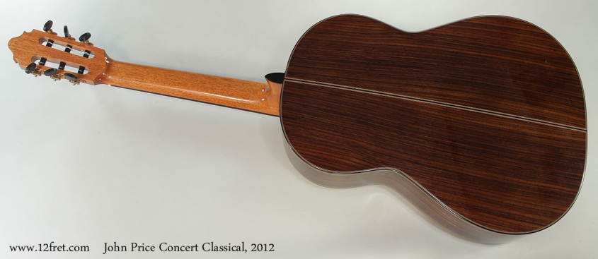 John Price Concert Classical, 2012 Full Rear VIew