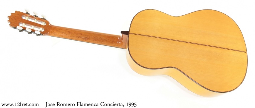 Jose Romero Flamenca Concierta, 1995 Full Rear View