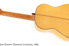 Jose Romero Flamenca Concierta, 1995 Full Rear View