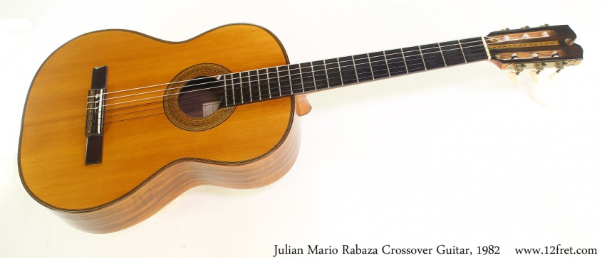Julian Mario Rabaza Crossover Guitar, 1982 Full Front View
