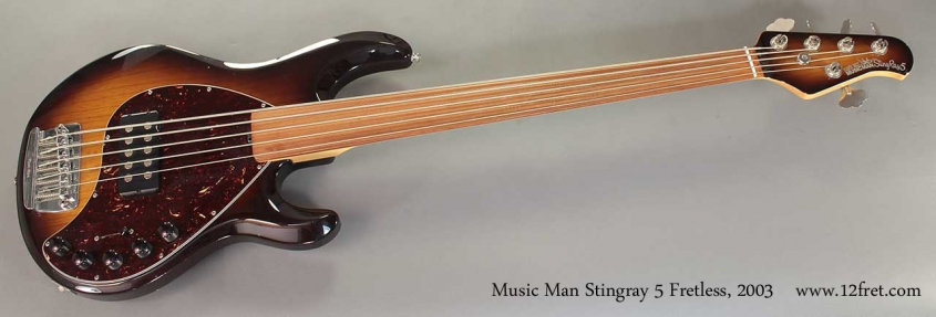 Music Man Stingray 5 Fretless, 2003