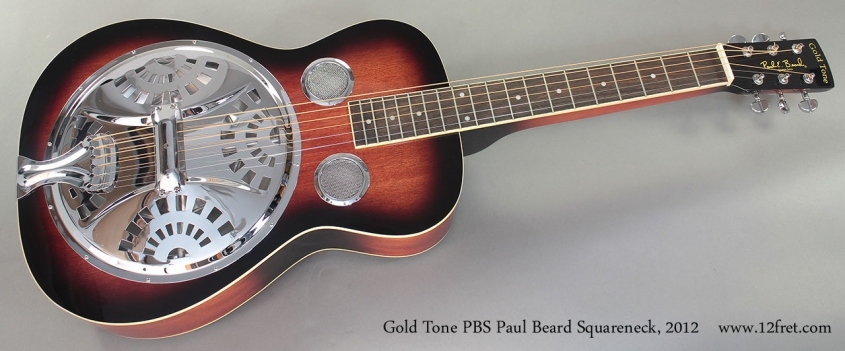 Gold Tone PBS Paul Beard Squareneck 2012 Full Front View