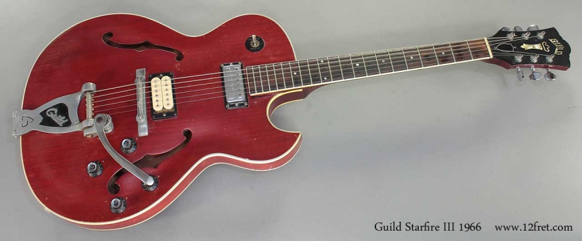 Guild Starfire III 1966 full front view
