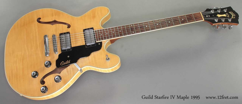 Guild Starfire IV Maple 1995 full front view