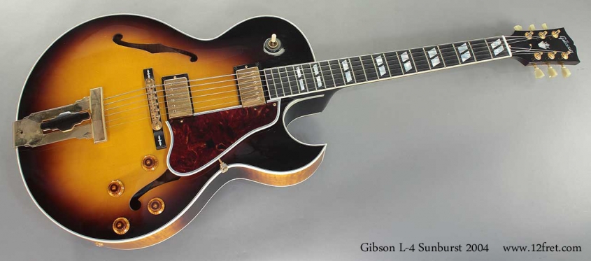 Gibson L-4 Sunburst Archtop 2004 full front view
