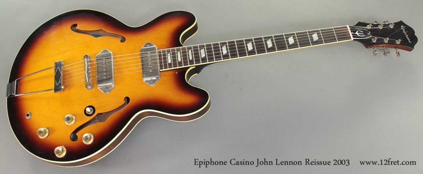 Epiphone Casino John Lennon Reissue 2003 full front view