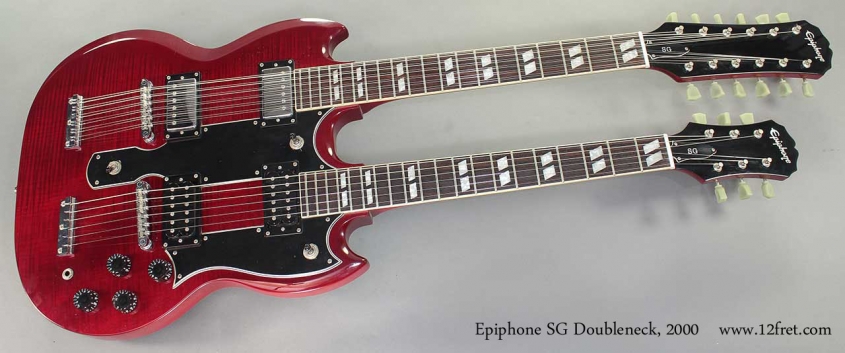 Epiphone SG Doubleneck, 2000 full front view