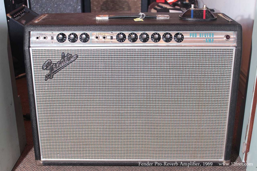 Fender Pro Reverb Amplifier 1969 full front view