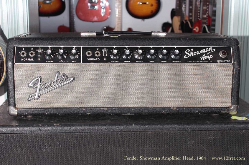 Fender Showman Amplifier Head 1964 full front view