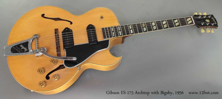 Gibson ES-175 Archtop with Bigsby 1956 full front view