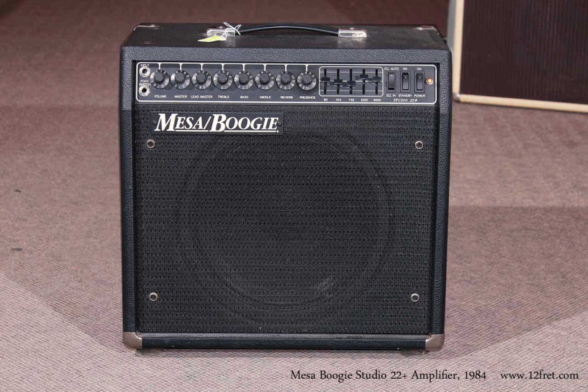 Mesa Boogie Studio 22+ Amplifier, 1984 full front view