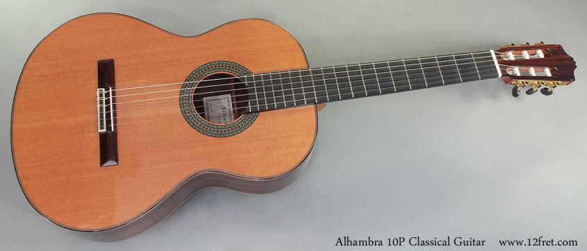 Alhambra 10P Classical Guitar full front view
