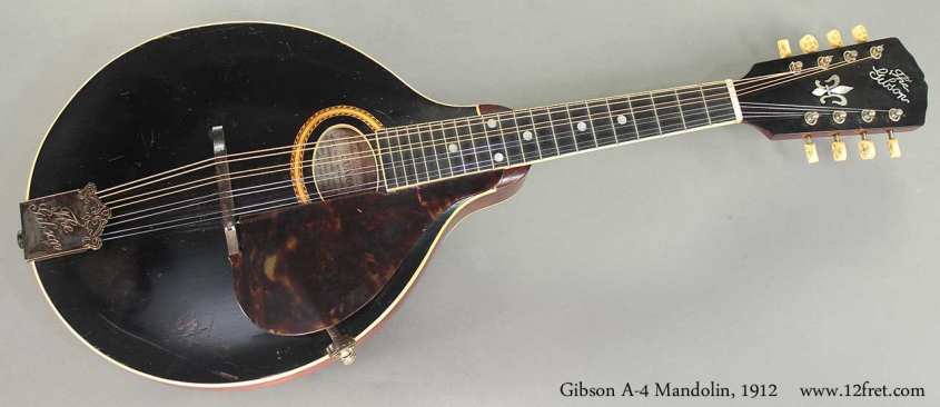 Gibson A-4 Mandolin 1912 full front view