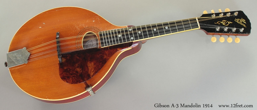 Gibson A-3 Mandolin 1914 Full Front View