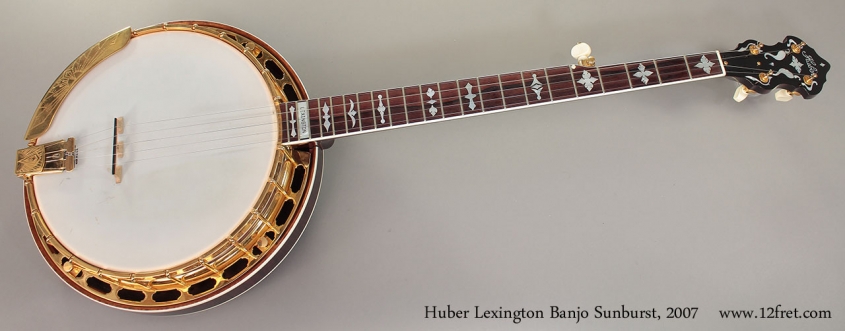 Huber Lexington Banjo Sunburst, 2007 Full Front View