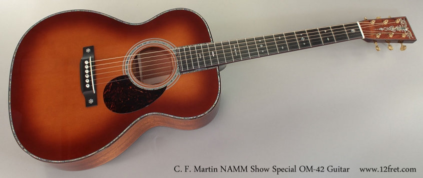 C. F. Martin NAMM Show Special OM-42 Guitar Full Front View