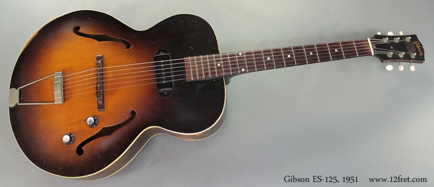 Gibson ES-125, 1951 full front view
