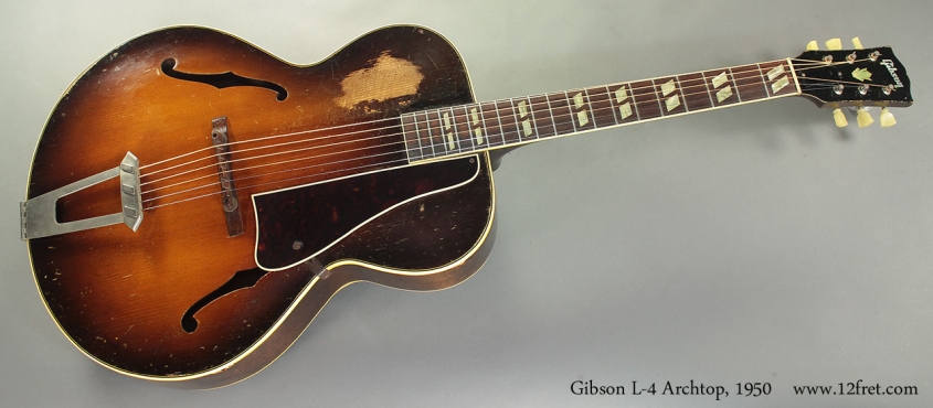 Gibson L-4 Archtop, 1950 full front view