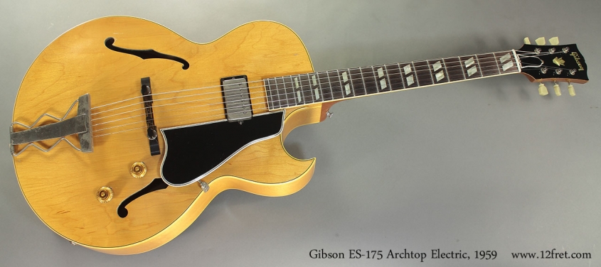 Gibson ES-175 Archtop Electric, 1959 full front view