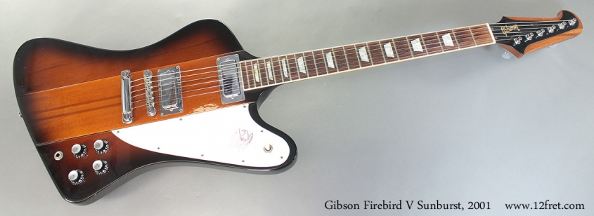 Gibson Firebird V Sunburst, 2001 Full Front View