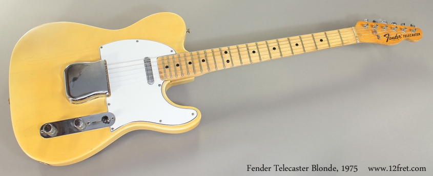 Fender Telecaster Blonde, 1975 Full Front View