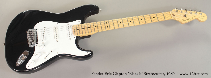 Fender Eric Clapton 'Blackie' Stratocaster, 1989 Full Front View