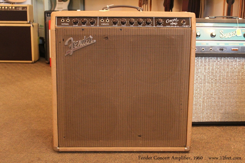 Fender Concert Amplifier, 1960 Front View