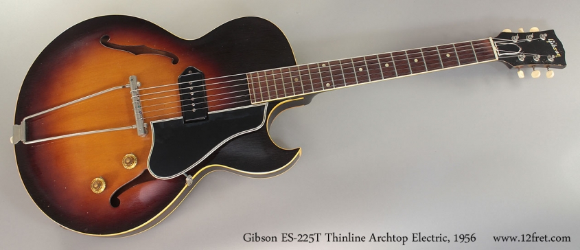 Gibson ES-225T Thinline Archtop Electric, 1956 Full Front View