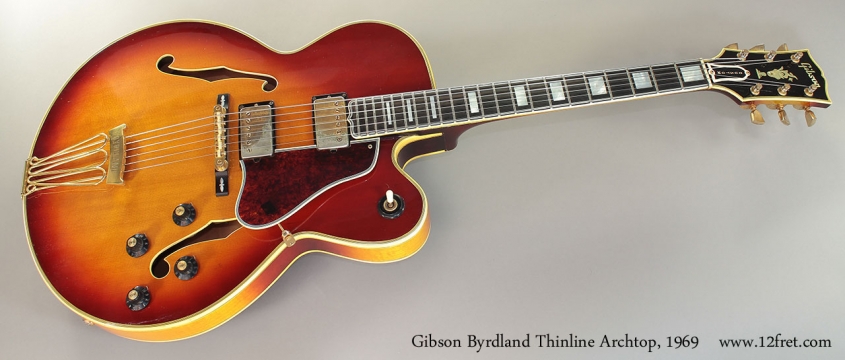 Gibson Byrdland Thinline Archtop, 1969 Full Front View